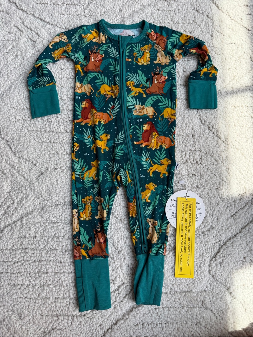 Little Sleepies Simbas Sky NWT